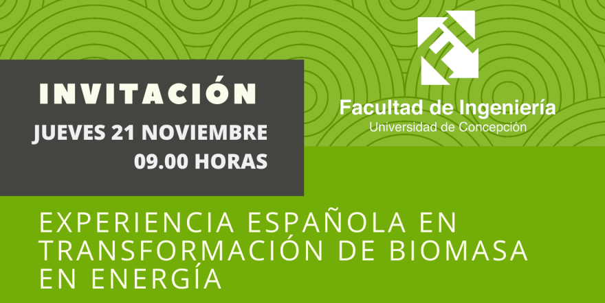 Charla “Experiencia española en transformación de biomasa en energía”