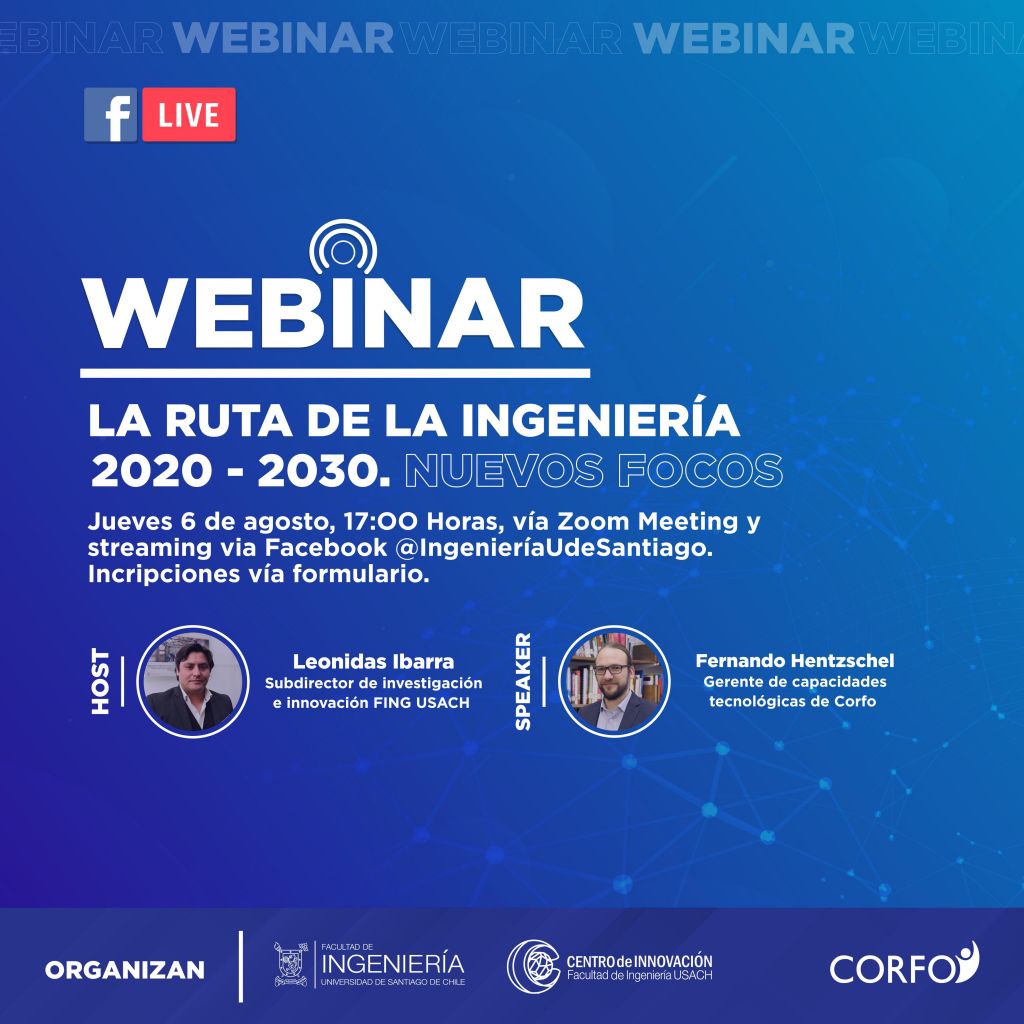 Webinar: “La Ruta de la Ingeniería 2020-2030, nuevos focos”