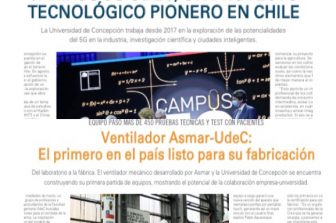 Campus 5G UdeC y Ventilador Asmar-UdeC en edición especial de El Mercurio