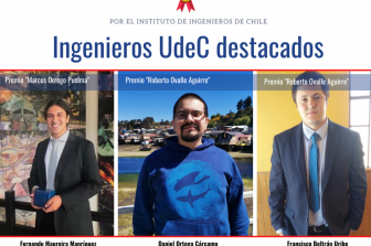 Premio Instituto de Ingenieros de Chile destacó a tres ingenieros UdeC