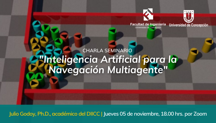 Charla “Inteligencia Artificial para la Navegación Multiagente”