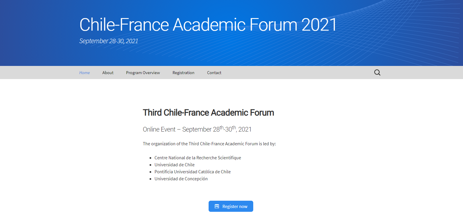 Workshop IV. Challenges in Energy Production del Foro Chile-Francia