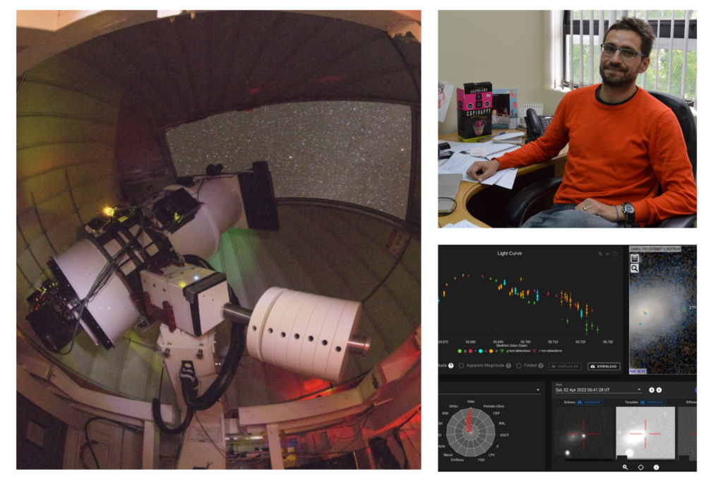 ALeRCE será el primer broker en procesar datos de la red de cuatro telescopios ATLAS financiados por la NASA