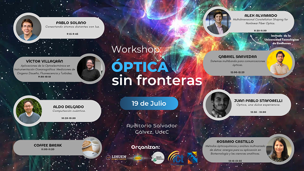 Ramas de la óptica será tema principal en workshop organizado por estudiantes UdeC