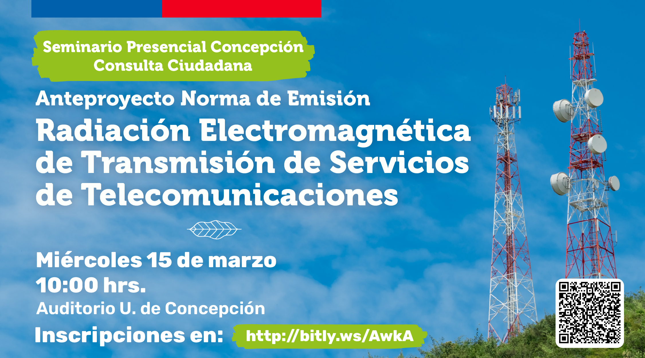 Seminario Consulta Pública sobre Anteproyecto Norma de Emisión Radiación Electromagnética de Servicios de Telecomunicaciones