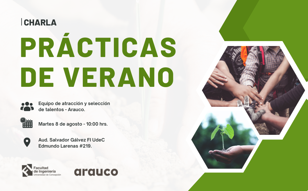 Información de las próximas prácticas de verano en Arauco