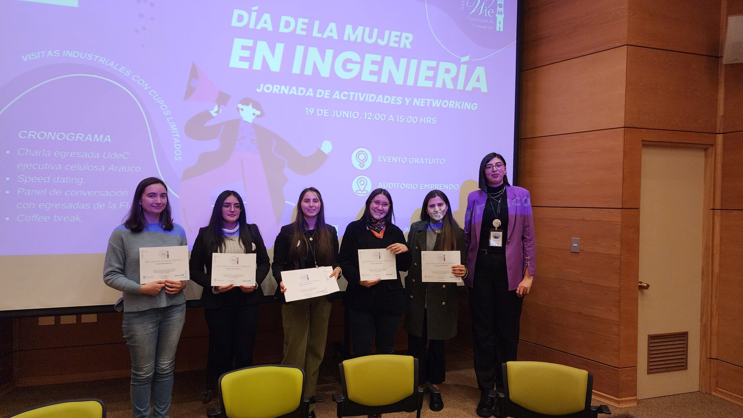 WIE UdeC convocó a exalumnas, estudiantes y docentes para celebrar el Día Internacional de la Mujer en la Ingeniería