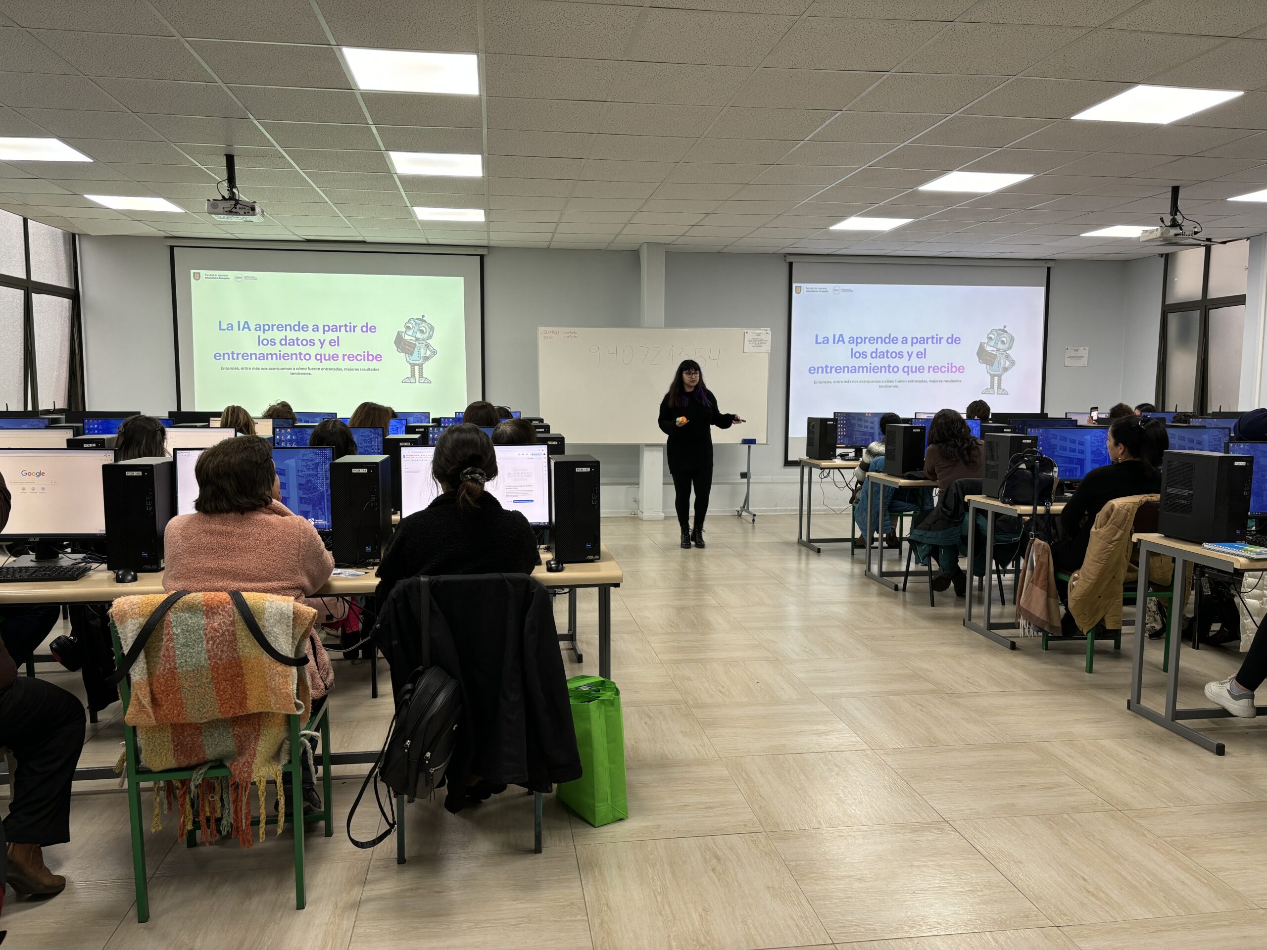 FEM Biobío y CDIA UdeC llevan a cabo el primer taller del programa “Usa IA Generativa para potenciar tu emprendimiento”