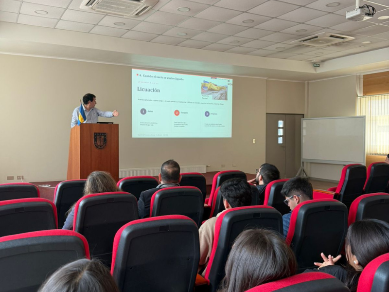 Terremotos, ciencia y prevención: así comenzó el año académico en Ingeniería Civil UdeC