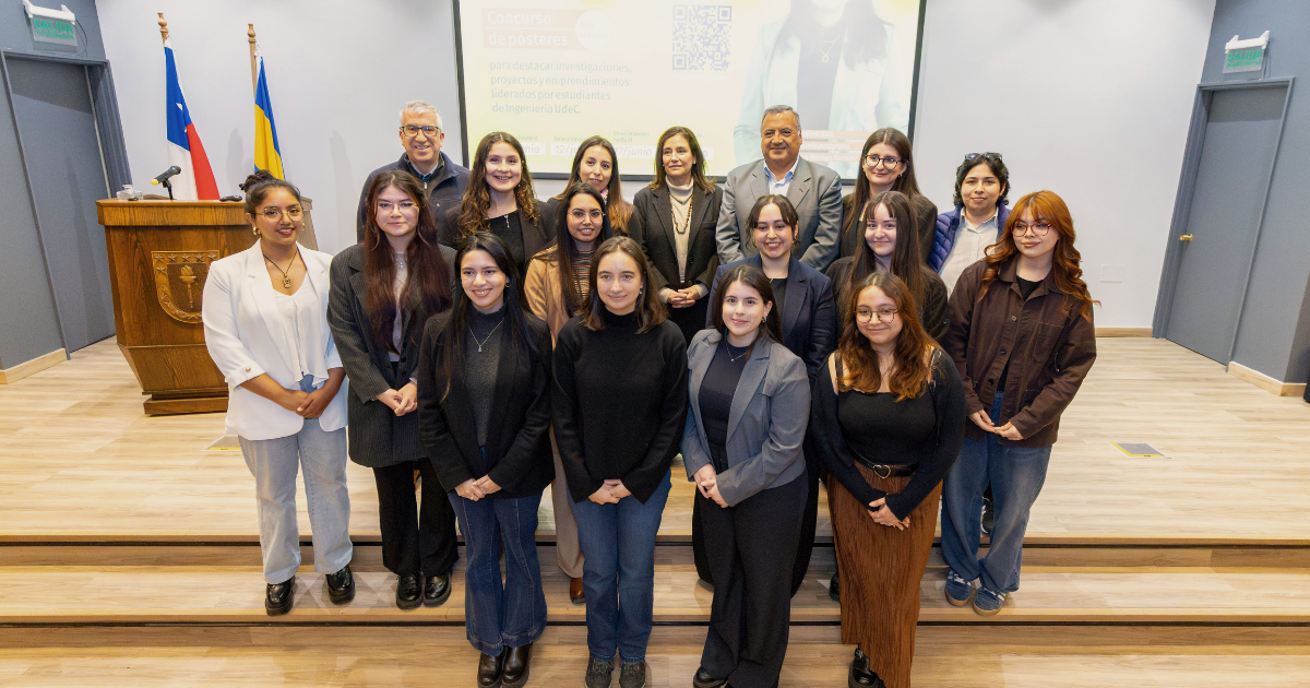 Concurso “Ingenieras UdeC, Ideas que transforman” premió investigaciones de pregrado y postgrado
