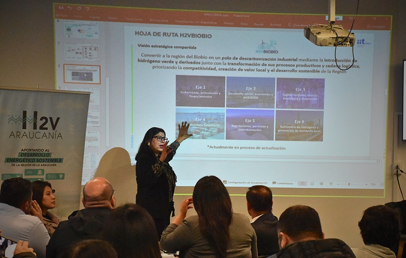 IIT UdeC expone en La Araucanía los avances del ecosistema de hidrógeno verde desarrollado en el Biobío