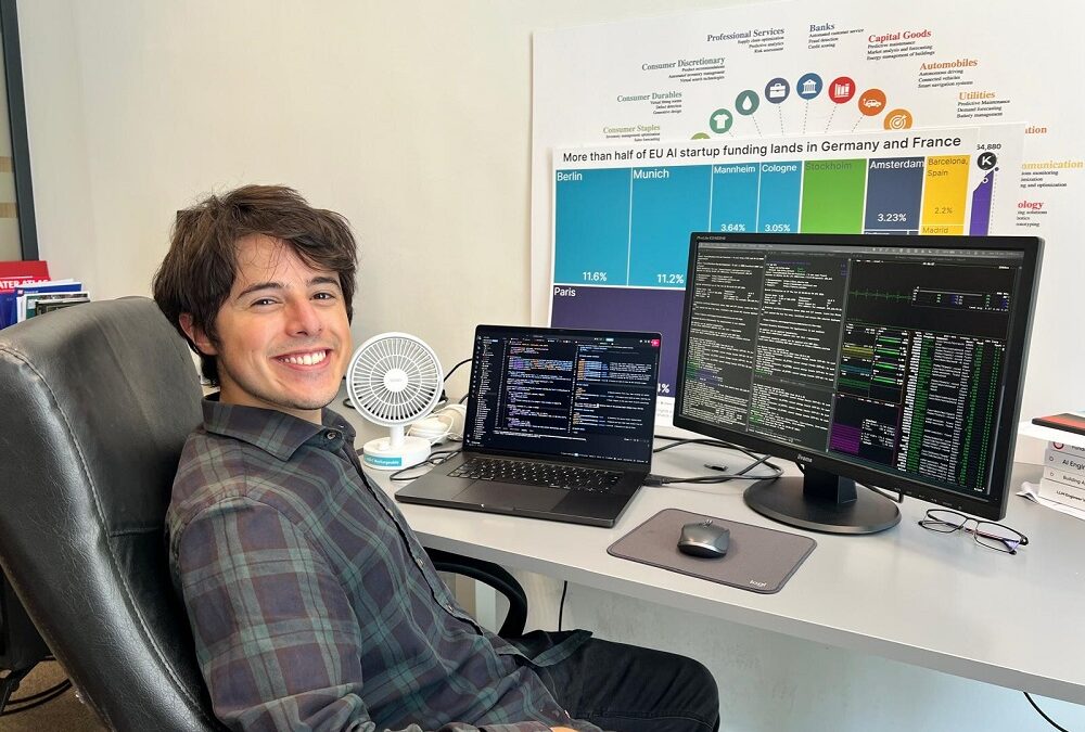 Francisco Ríos lleva su formación en Ingeniería UdeC al ecosistema europeo de IA
