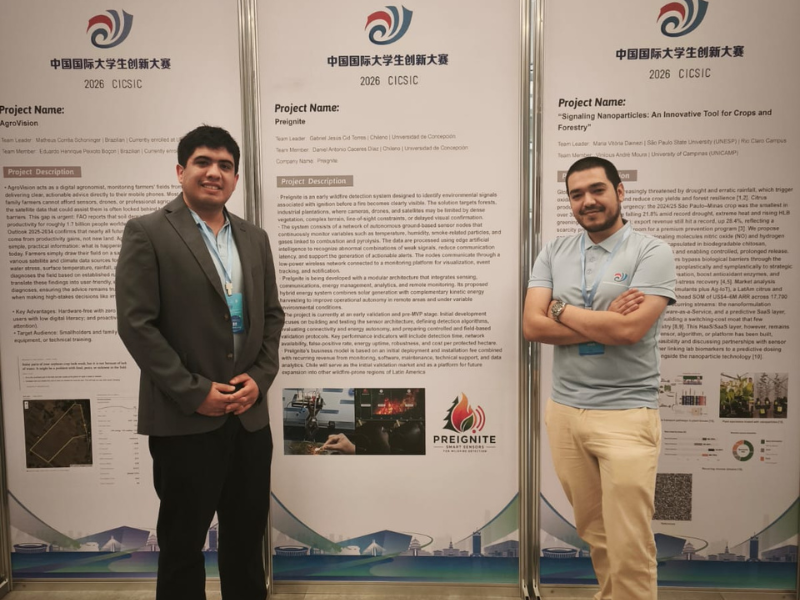 Estudiantes del Doctorado en Ciencia e Ingeniería de Materiales obtienen categoría bronce en competencia internacional de innovación