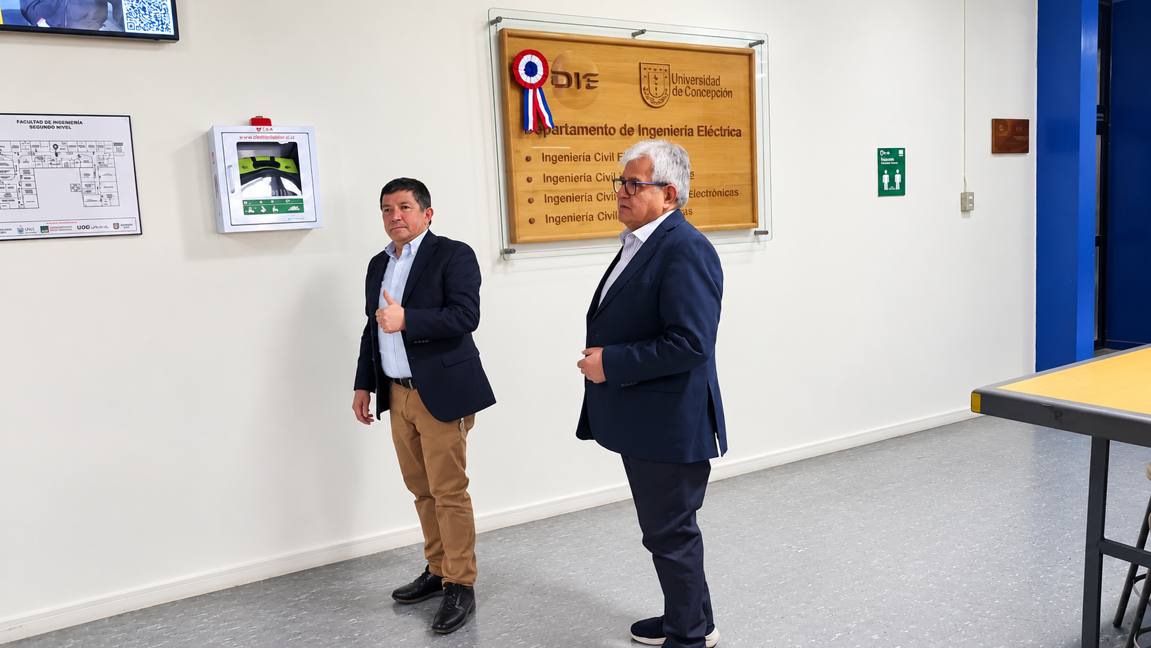 Ingeniería UdeC refuerza la seguridad de sus instalaciones con nuevos desfibriladores