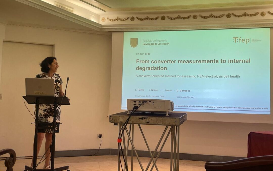 Dra. Claudia Carrasco llevó la investigación UdeC en hidrógeno verde a Alemania e Italia